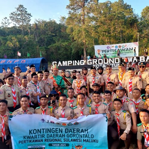 KLHK Gelar Kemah Bakti Pertikawan Regional Sulawesi-Maluku 2023 Di TWA Batu Putih Bitung